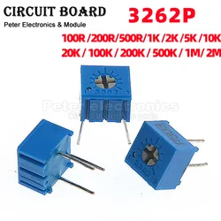 5PCS 3362P Trimpot Trimmer Potentiometer Variable Resistor 10K 100K 1M 2K 5K 20K 50K 200K 500K 200R 100R 1K 2M Ohm