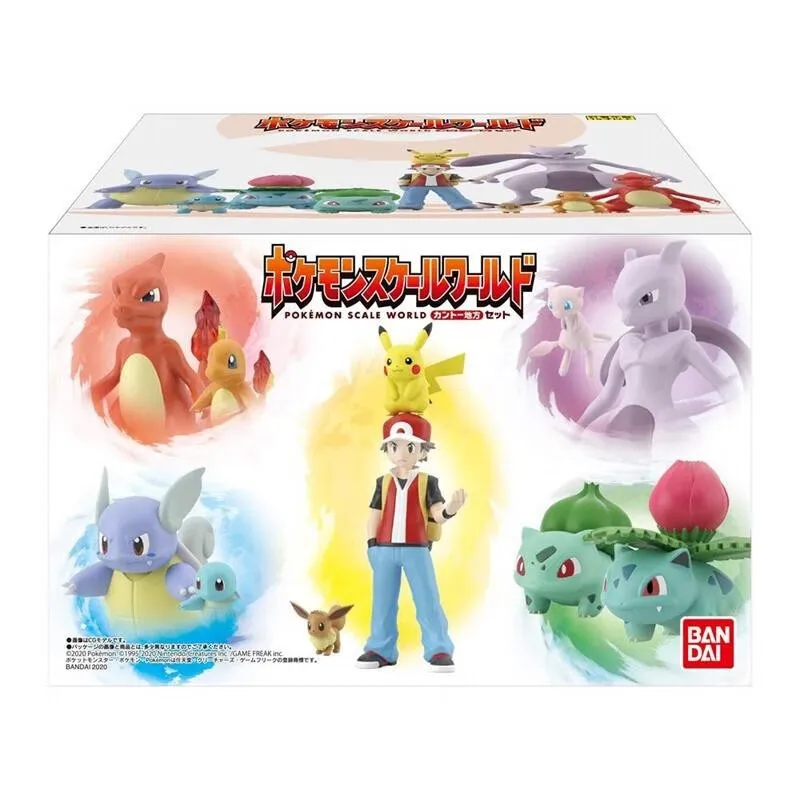 

Bandai (BANDAI) Съедобная игра, Pokémon Pokémon Scale World Фигурка Модель игрушки Настольный орнамент, набор Xiaozhi с 2 отпечатками резервирования