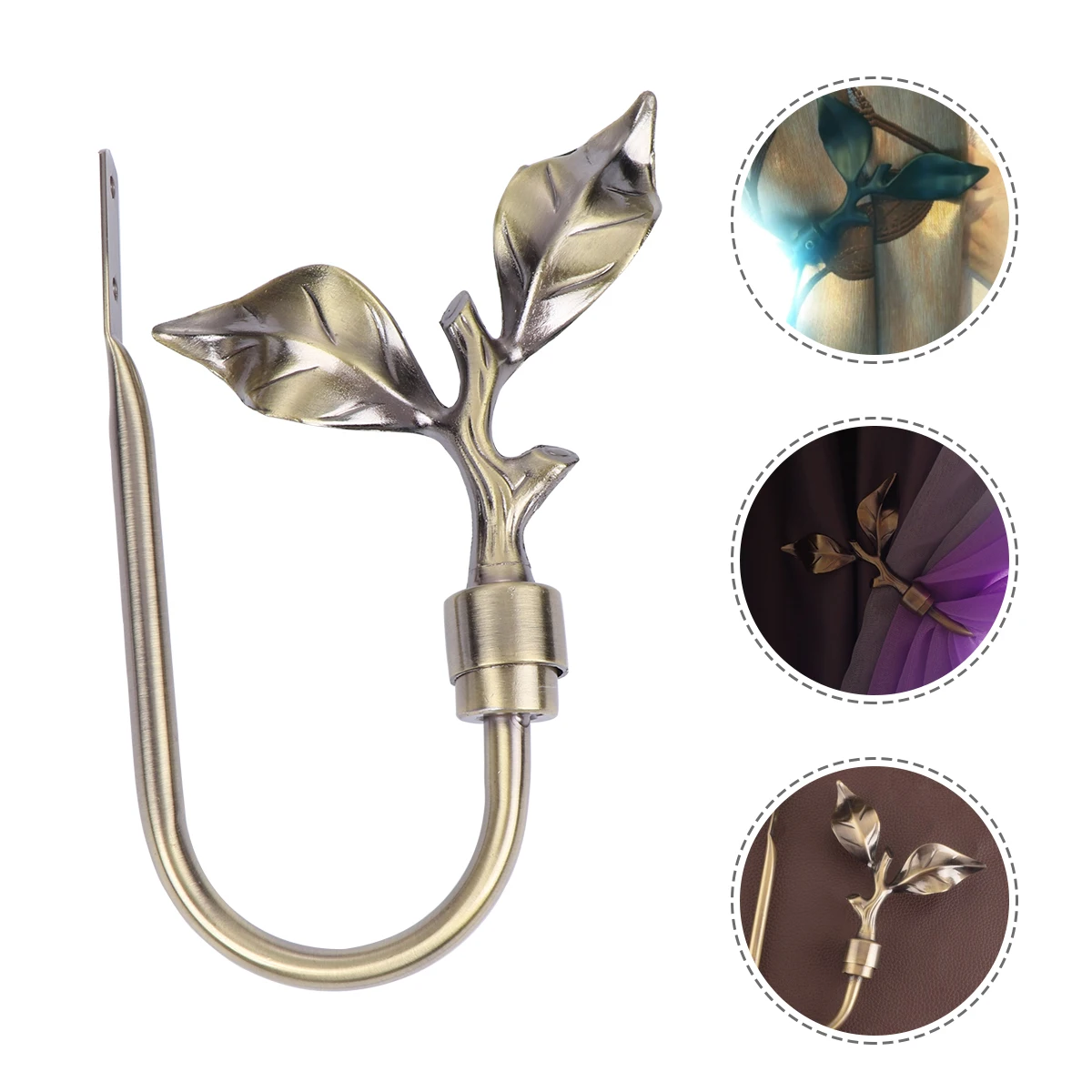 

Curtain Hook Holdback Tie Hooks Drapes Holdbacks Tassel Black Tiebacks Drapery Wall Mounted