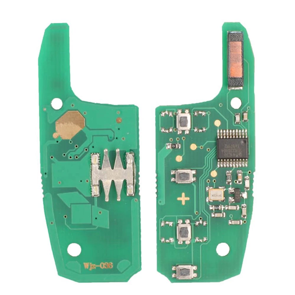 Jingyuqin Fernbedienung Flip Smart Auto Schlüssel Für Opel Vauxhall Astra K Buick Verano Excelle GT 2/3 Tasten 315/434 MHZ ID46 PCF7941E Chip