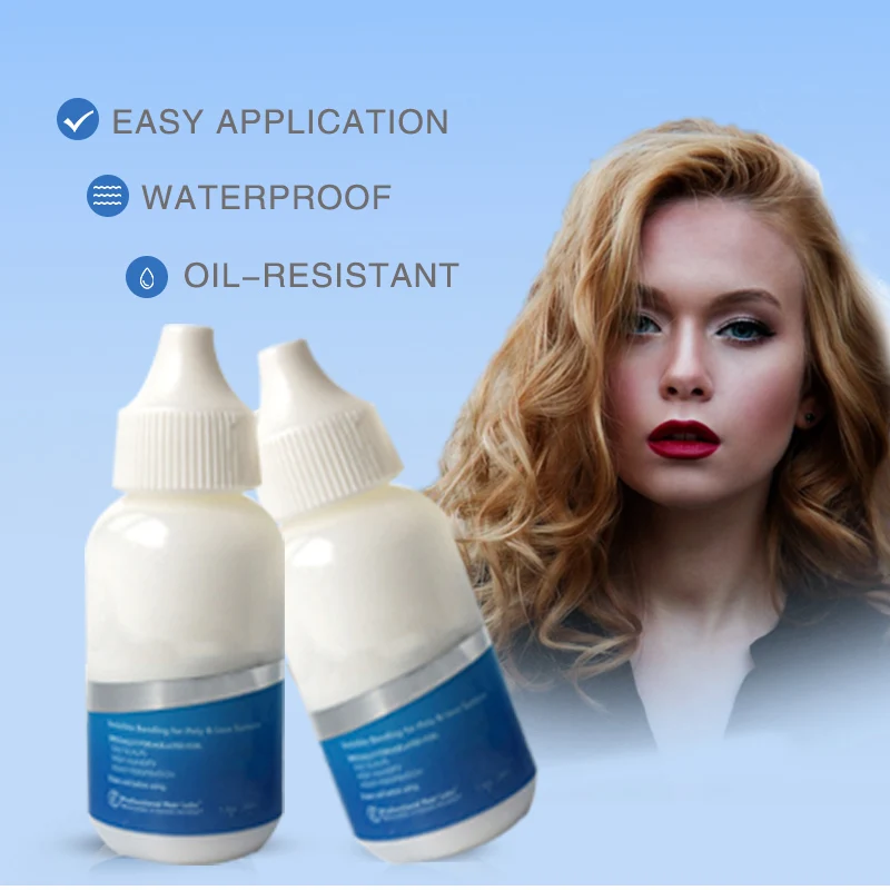 38ml/60ml Wig Glue Waterproof Lace Glue Strong Hold Hair Glue Invisible Wig Bonding Quick-Drying for Frontal Closure Toupee