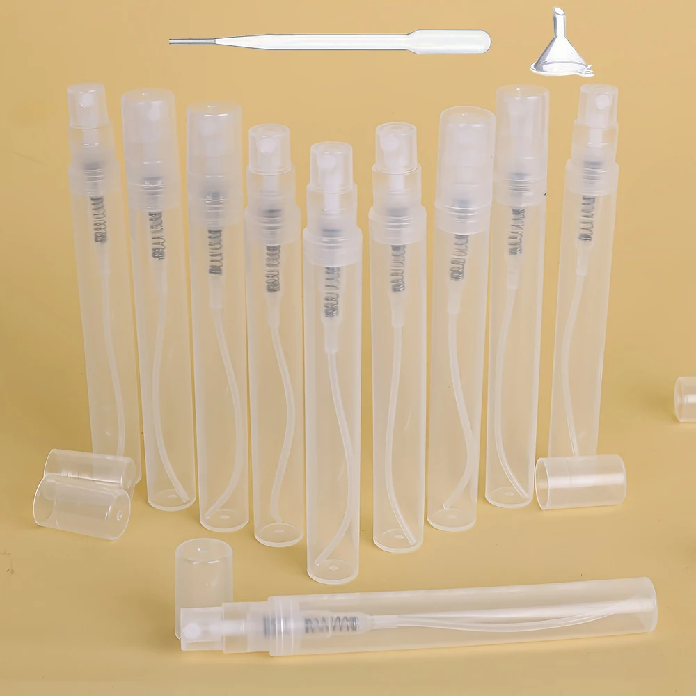 10 Flaschen mit 2/3/5ML Mini-Parfümproben, Verkauft in Kunststoff-Bajonettflaschen, Tragbar und Reisegröße