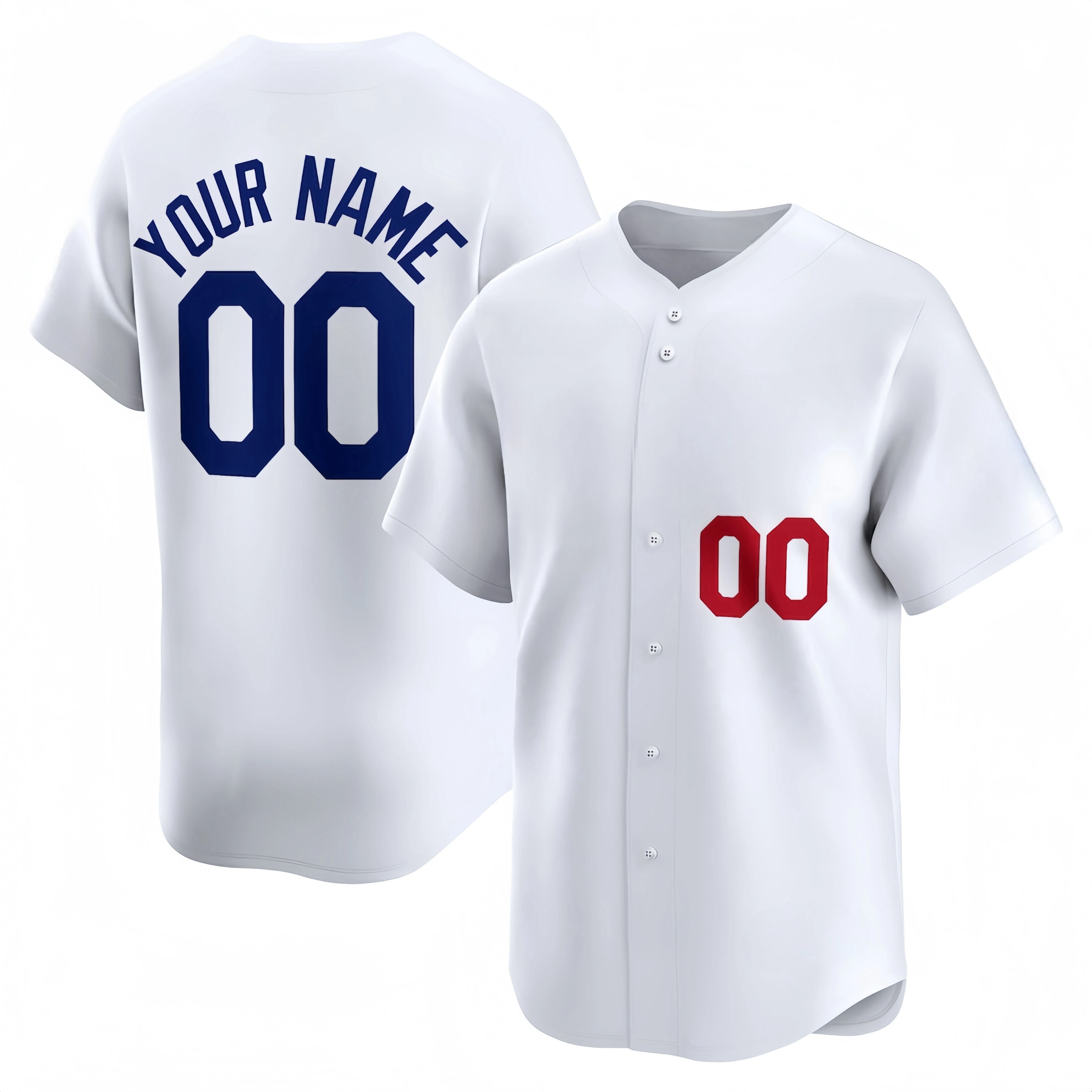 

Custom Los Angeles Baseball Jersey Embroidery Softball Wear Men Youth Baseball Uniform