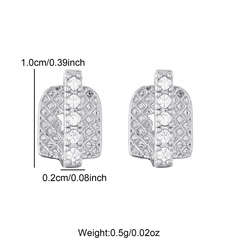 Hip Hop 2pcs Iced CapsTeeth Grillz Cubic Zircon Micro Pave Top & Bottom Charm Grills For Men Women Jewelry