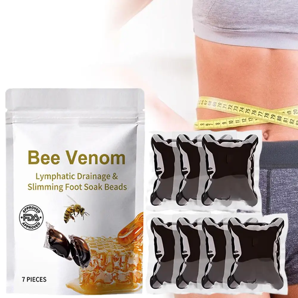 Fat Burning Foot Bath Lymphatic Detox Slim Bee Relieve Relax Weight Belly Gel Waist Stress Foot Shaping Lose Soak Swe H3S3