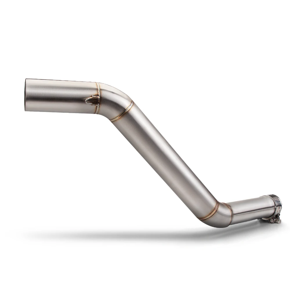 

Intelligent Library Intelligent Library Motorcycle Exhaust Pipe Link Connect Tube Slip On Exhaust Muffler Pipe For CFmoto NK400