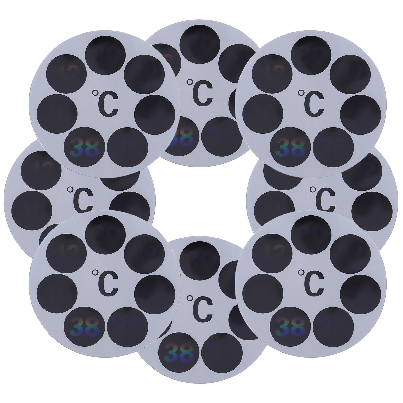 

8Pcs Baby Bath Temperature LCD Display Accurate Reading Easy Application Ideal for Infants Versatile Use Thermometer