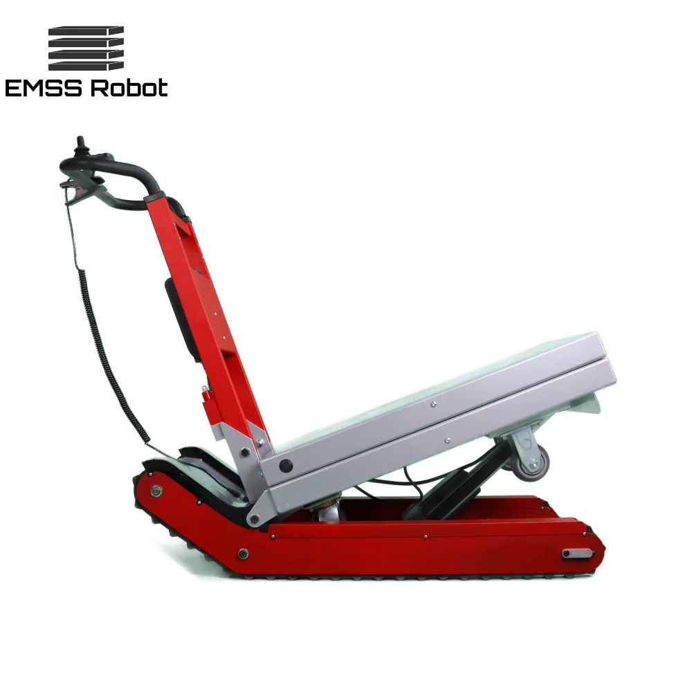 Transportasi Baterai Troli Bermotor Transportasi Listrik Portabel Lithium Climber Bertenaga Gerobak Tangan Lipat Tugas Berat