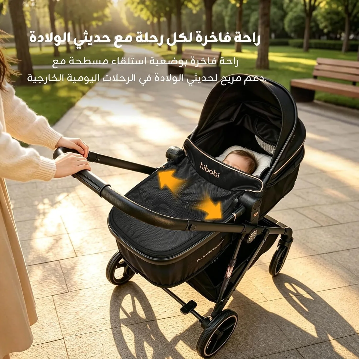 Hibobi Cirro / Aurora Baby Stroller, Foldable Compact Stroller with Large Canopy, 7.9kg/9.5kg One-Hand Easy Fold
