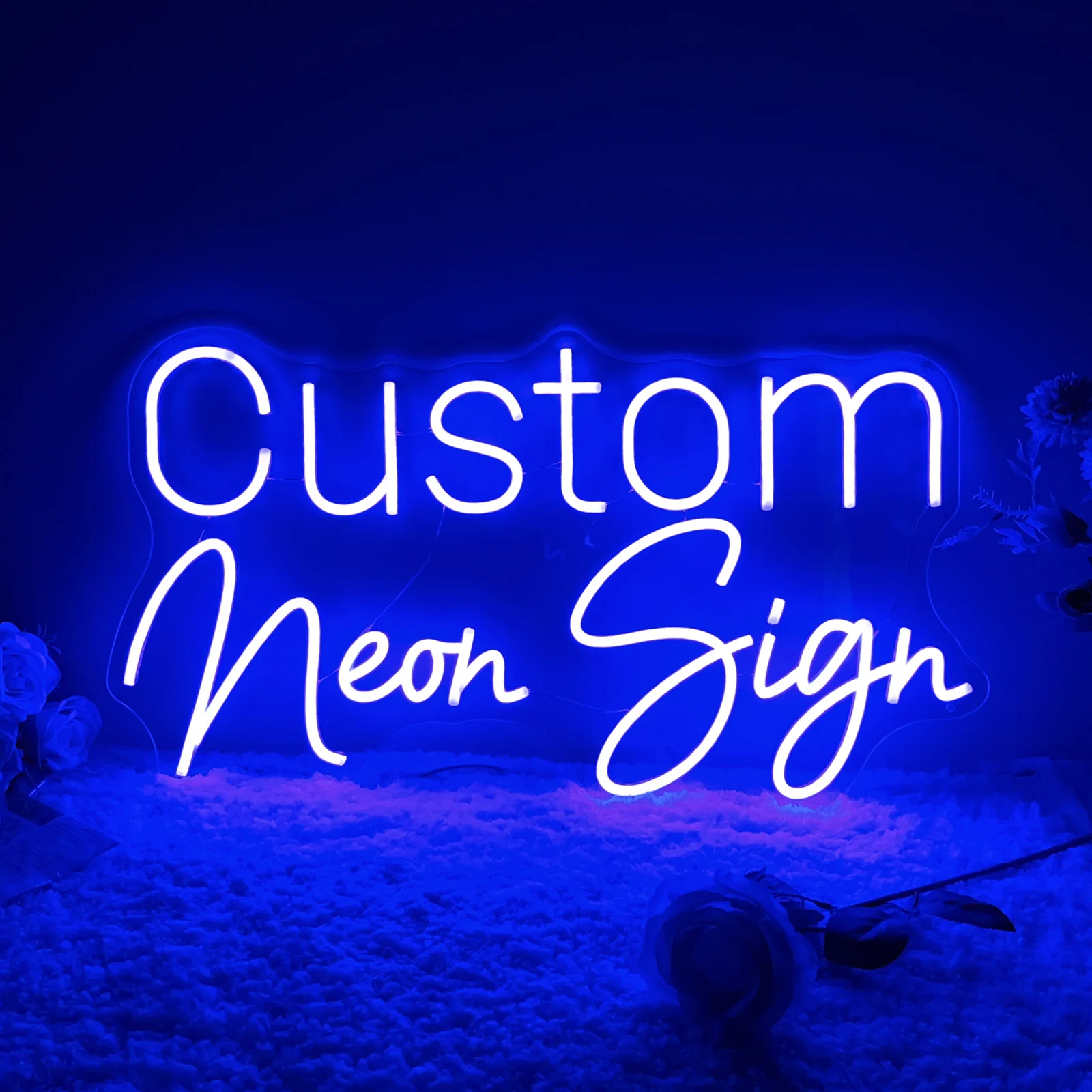 RGB Color 9 in 1 2025 New Personalized Neon Sign Birthday Party Decorations Home Room Bedroom Custom Neon Sign Wedding Supplies