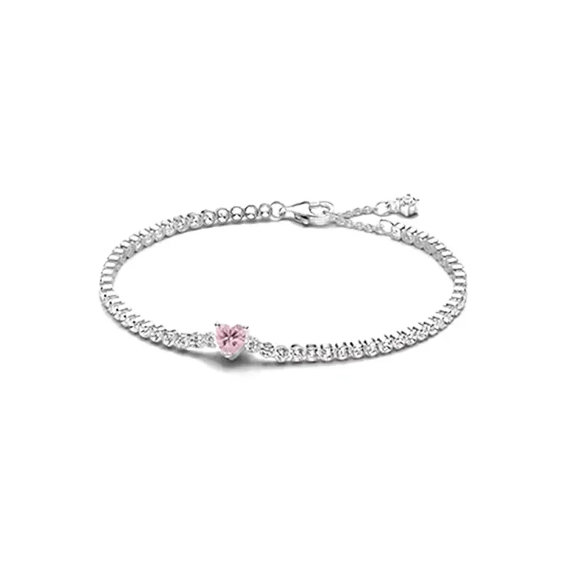 NONE Star Tennis Bracelet 925 Sterling Silver 5
