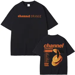 Rapper Frank Channel Orange Graphic Print Tshirt Ocean oversize T-Shirt bionda Hip Hop Vintage T Shirt moda uomo Streetwear