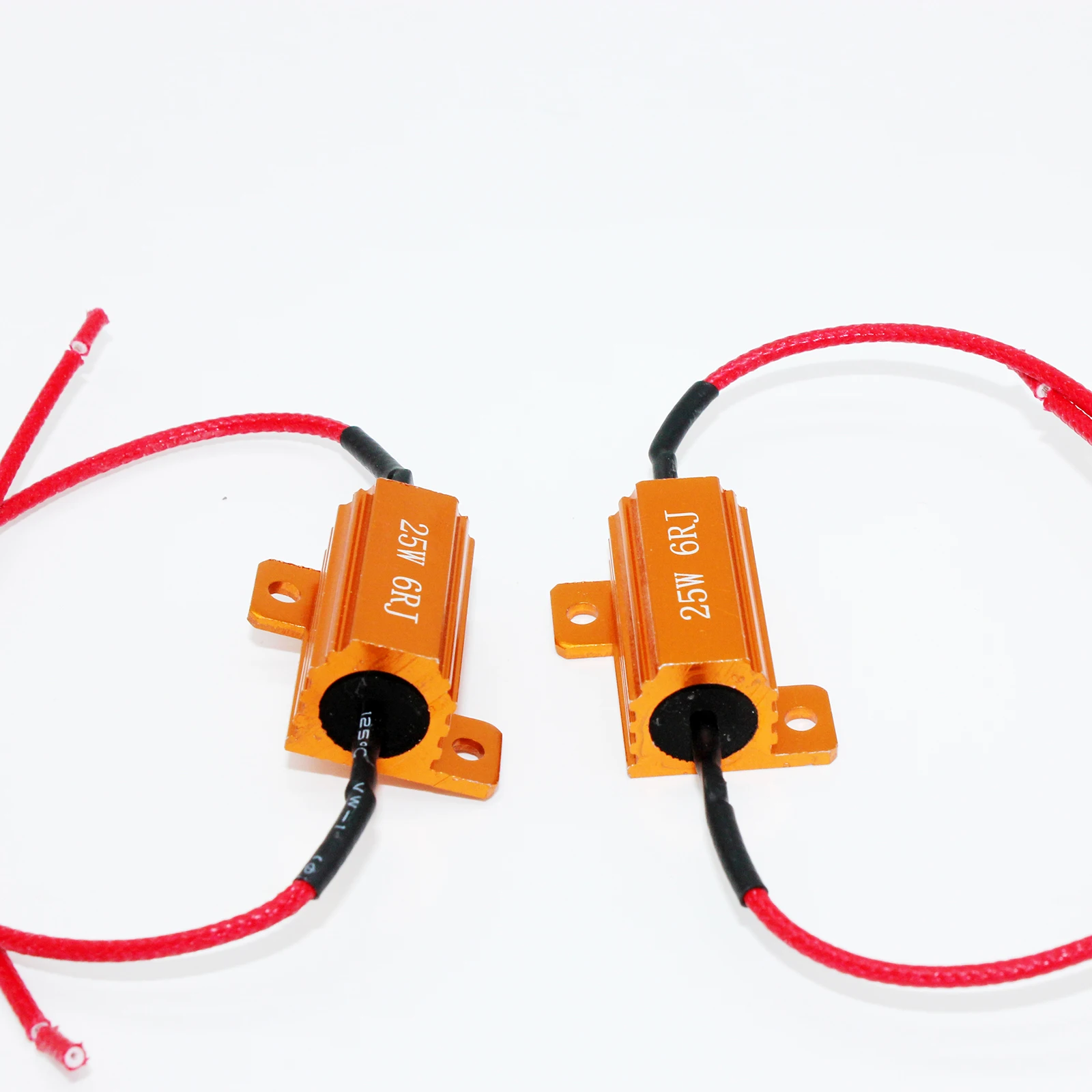 2pcs LED Indicator Ballast Load Resistor Flash Rate Relay Turn Signal Bulbs 25W 6 ohm Load Resistor