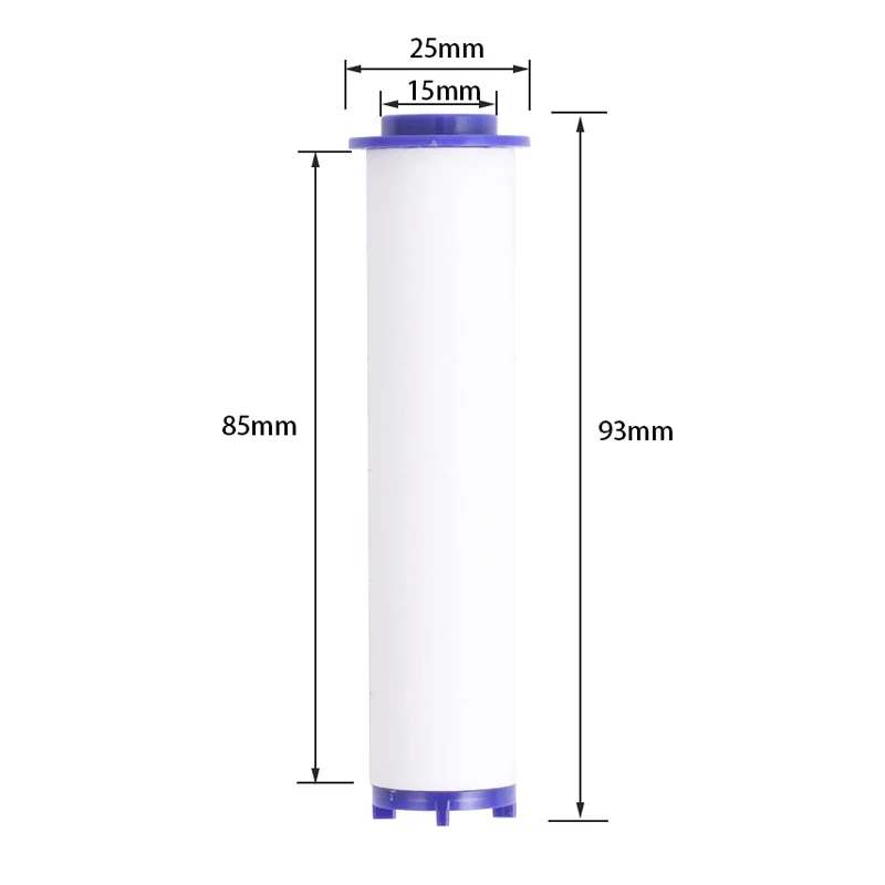 3/5/10 szt. Wymiana filtra głowicy prysznicowej głowica prysznicowa usuń chloru/fluoride/twarda woda/Calcario higieniczne akcesoria łazienkowe