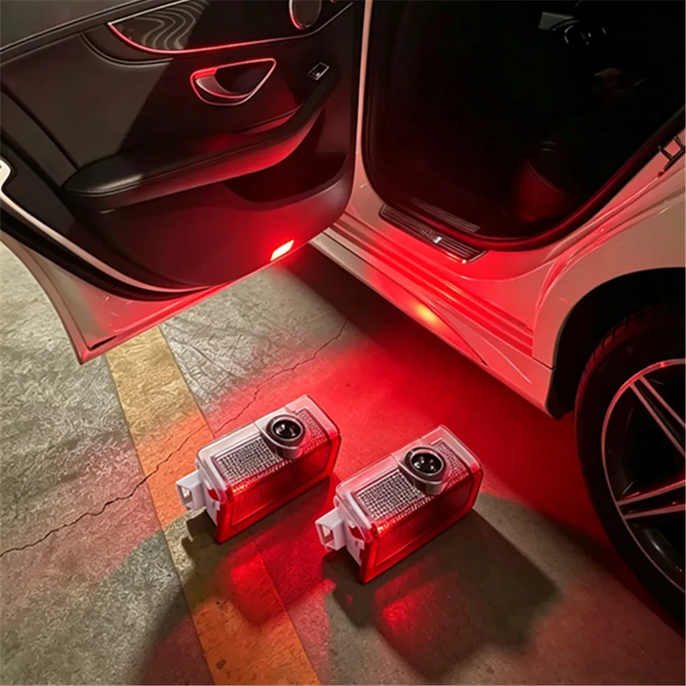 Für Mercedes Benz W213 W166 W167 W176 W177 W246 W212 W205 E300 C300 LED Auto-Tür Innenraum Geister-Schatten Willkommensbeleuchtung Zubehör