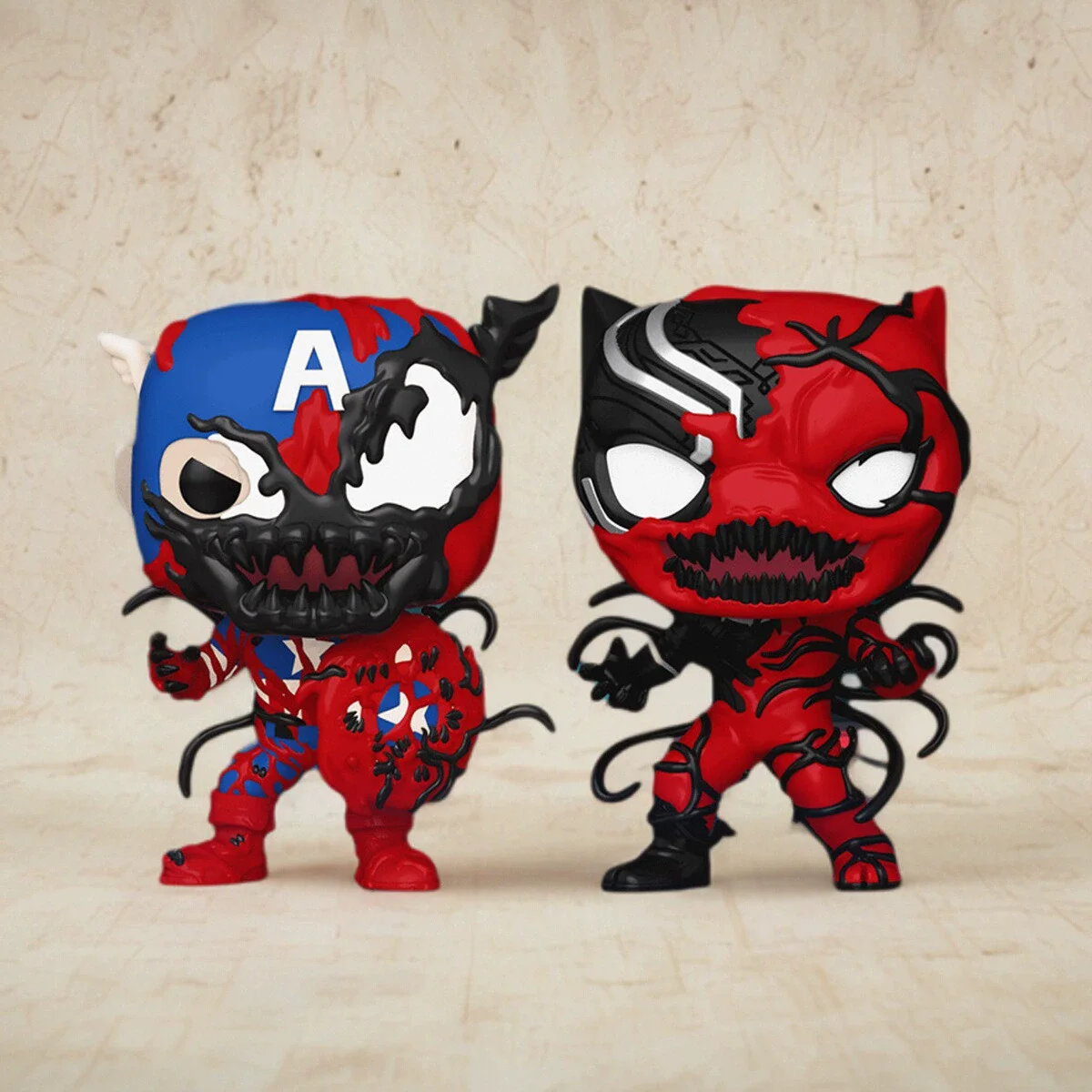 Marvel Funko Pop Comics&Superheroes Carnage Captain America Carnage Black Panther Toys for Boys Gift Collectible Model Ornaments - Image 7