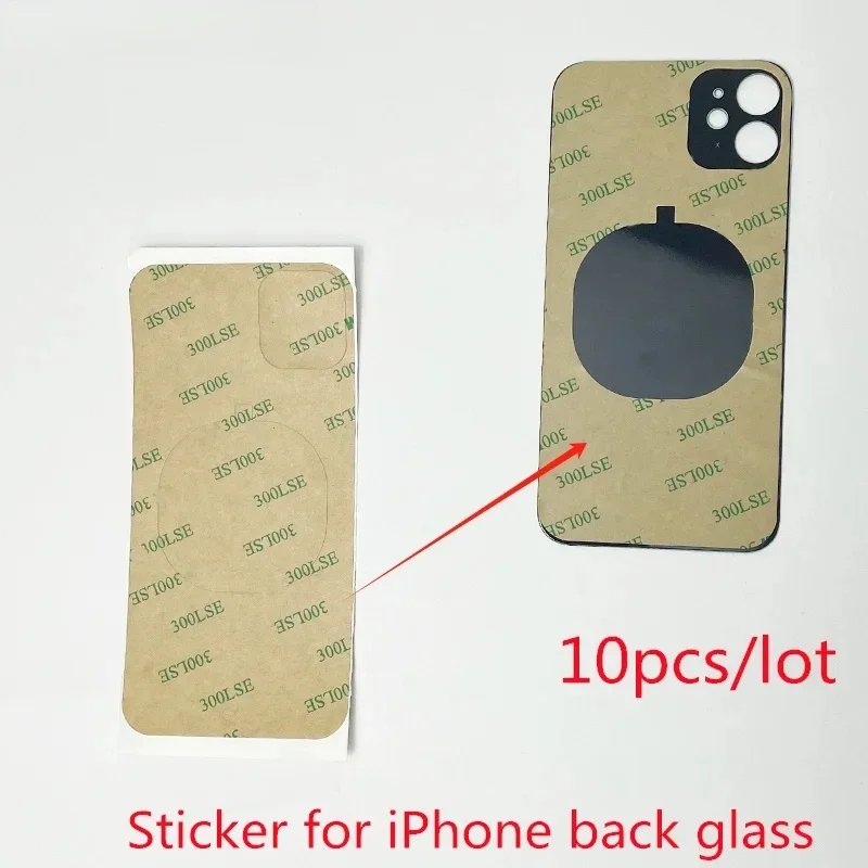 

10 шт. лента-наклейка на заднее стекло для iPhone 8 SE X XS Max XR 11 12 13 14 Pro Max клейкая лента для двери аккумулятора