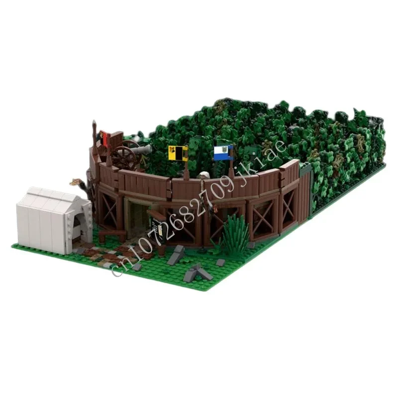 2222PCS Customized MOC Modular Labyrinth Treasure street view Model Building Blocks Bricks Children birthday toys Christmas gift