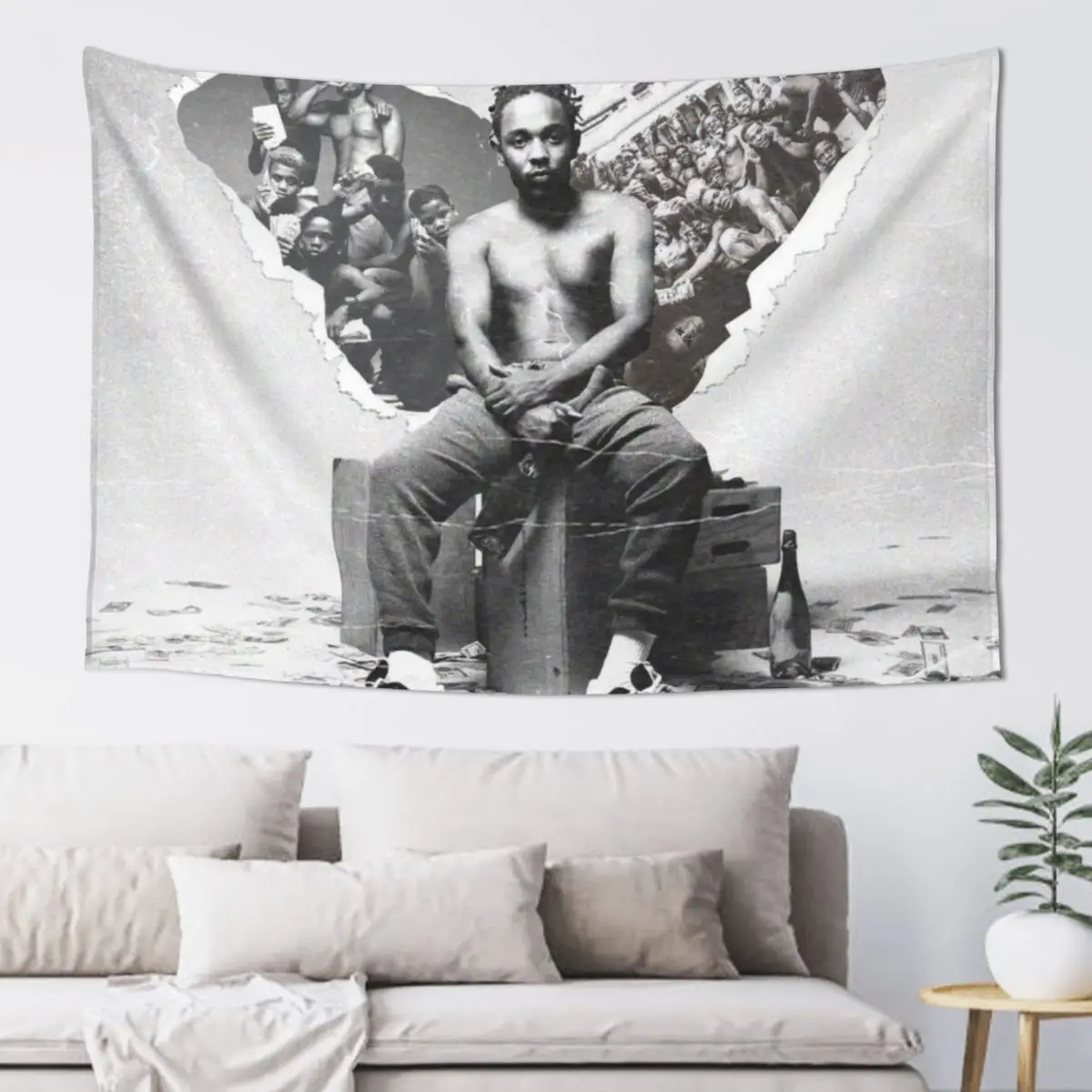 kendrick lamar to pimp a butterfly album cover Tapestry Room Decorations Wallpaper Bedroom Decor Home Wall Decoration Tapestry