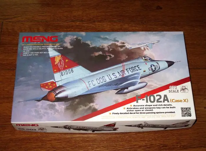 Meng Model DS-003 1/72 DS-003 F102A (Case X) Delta Dagger aircraft