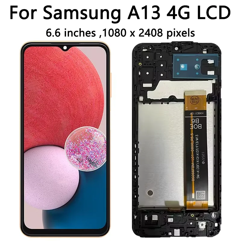 High Quality For Samsung A13 4G 5G LCD Display Touch Screen Digitizer Assembly For Samsung A13 LCD A135 A135F A137 A136U