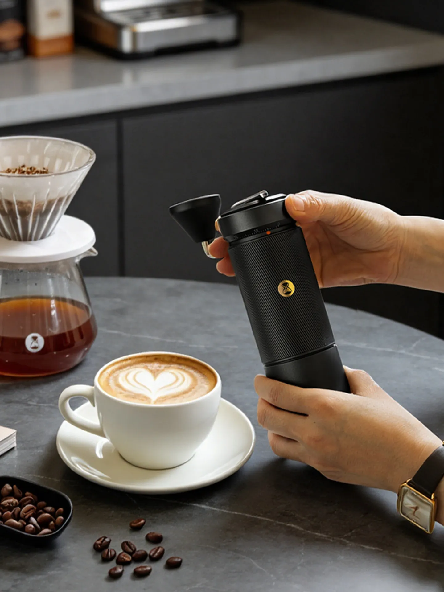 TIMEMORE Chestnut S5 コーヒーグラインダー – 高精度調整可能な刃 