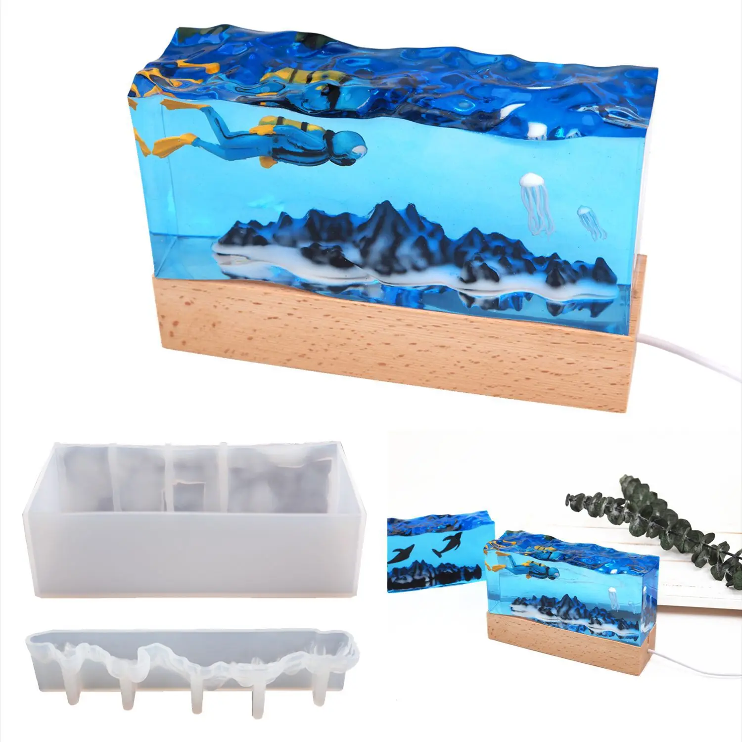 Sea Wave Resin Mold…