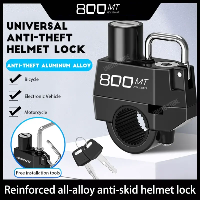 

Anti - Theft Helmet Lock for CFMOTO 800mt Motorcycle and Bicycle - A Motorcycle Accessory