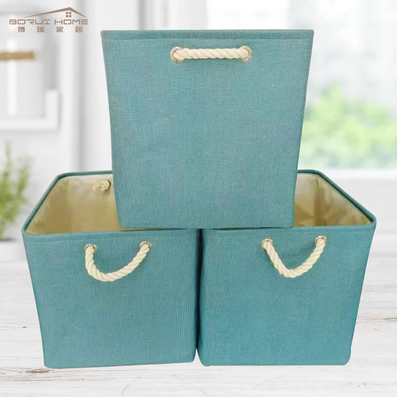 Linen Storage Basket for Neatly Organizing Household Clutter Basket Storage Organizadores Woven Basket