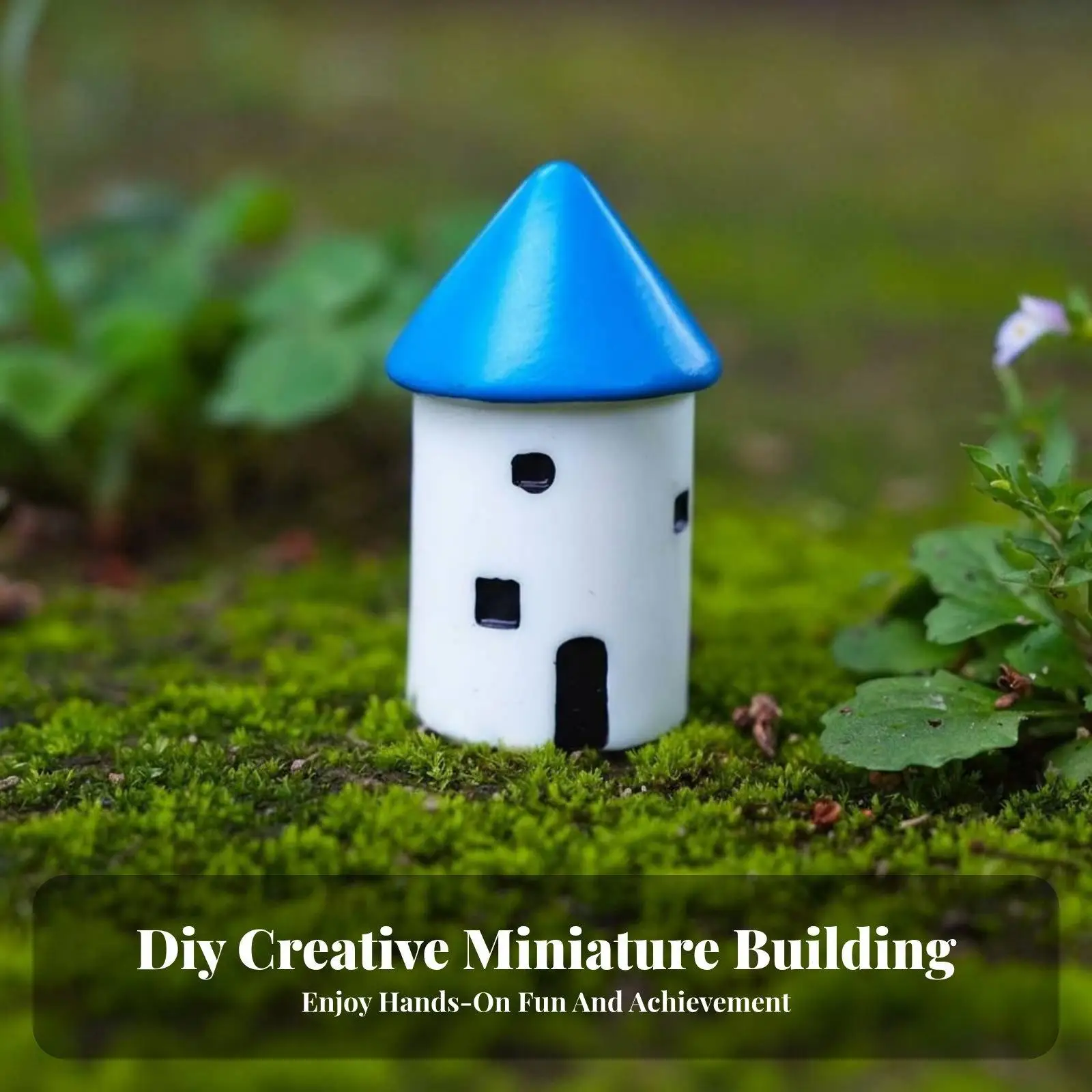 Craft House Handcrafted Resin Miniature Ornament for Japanese Garden Decoration and Creative DIY Display