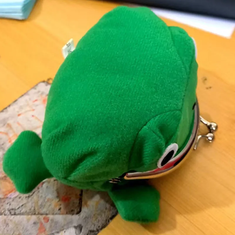 Kawaii Anime Naruto Green Frog Cosplay Coin Purse Wallet Birthday Gifts For Fans gallery 4