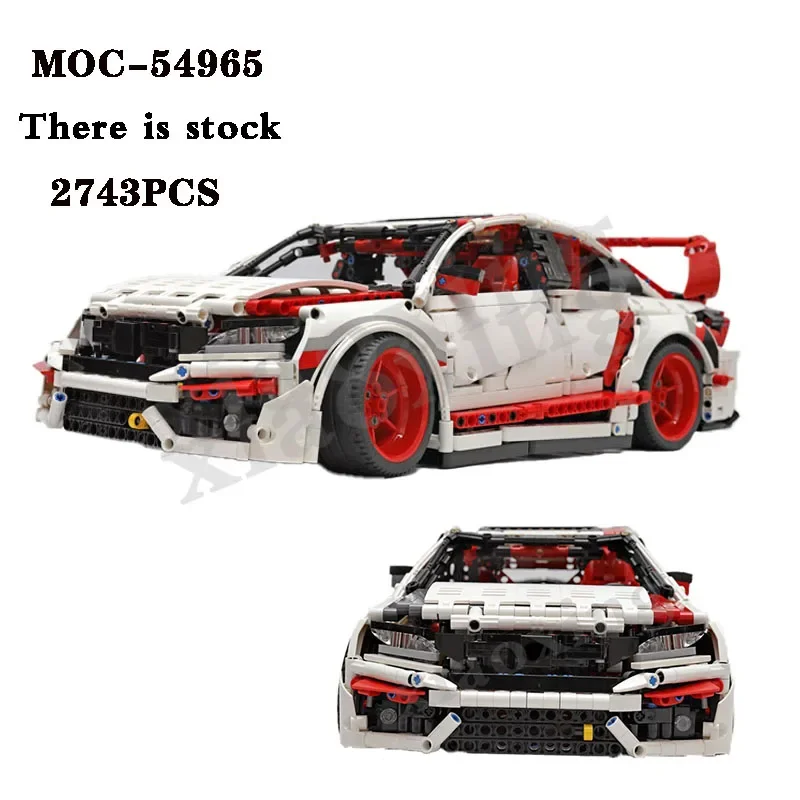 

New Building Block MOC-54965 Super Sports Car 2743 PCS Scale 1:8 Adult Interest Boy Education Building Block Toy Birthday Gift