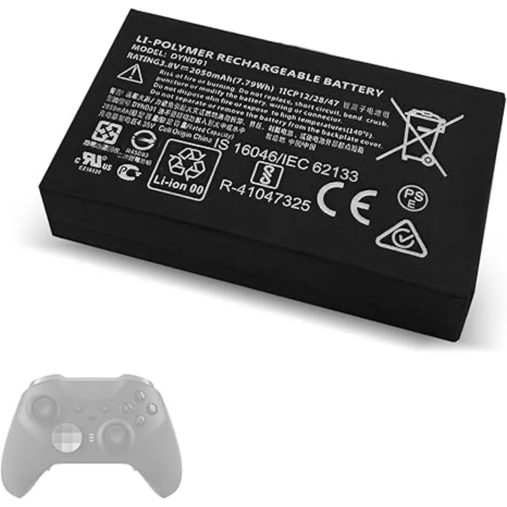 KIPNO NEW 2025 3.8V 2050mAh DYND01 Battery for Xbox Elite Series 2 Lite Edition Controller‌