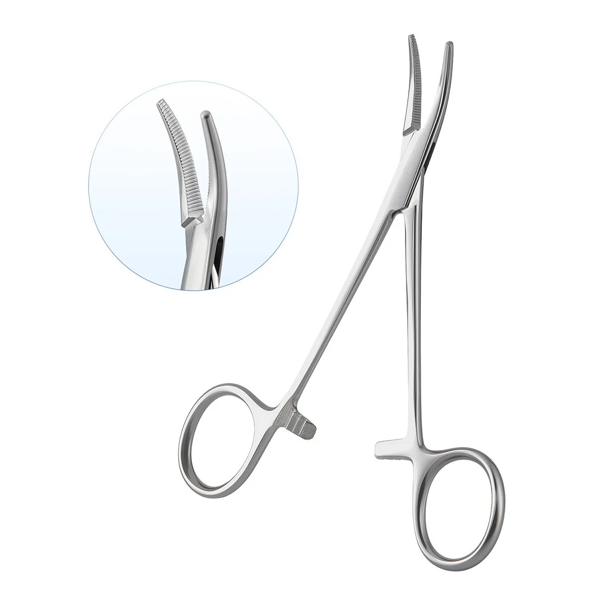 1 قطعة الفولاذ المقاوم للصدأ ملقط مرقئ الطبية مقص جراحي للأسنان 12.5/14/16/18 سنتيمتر طرف مستقيم/منحني