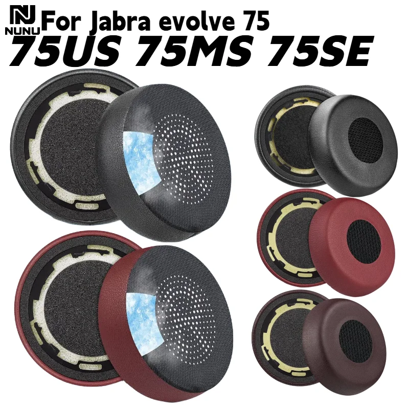 Replacement Ice gel Ear Pads Cushions For Jabra evolve 75 75US 75MS 75SE Headphone Soft Memory Foam Pads/Earpads