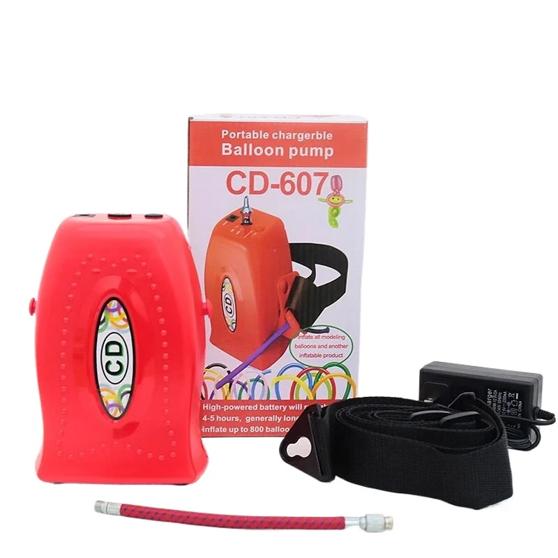 Portable Rechargeable Balloon Pump Strip Balloon Machine CD-607 Magic Balloon Dedicated Air Pump