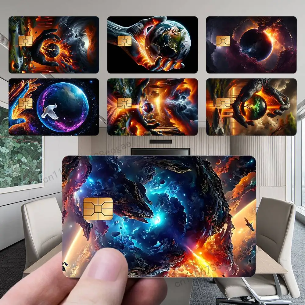 

Art OF Destruction PVC Sticker Film Tape Skin for Credit Debit Card For Credit Debit Card Small Large Chip