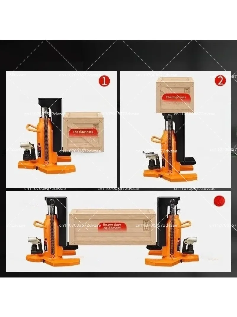 Claw Jack Lifter Hydraulic Vertical Span Top 5T10T20 Tons Hydraulic Low Position Heavy Duty Crane
