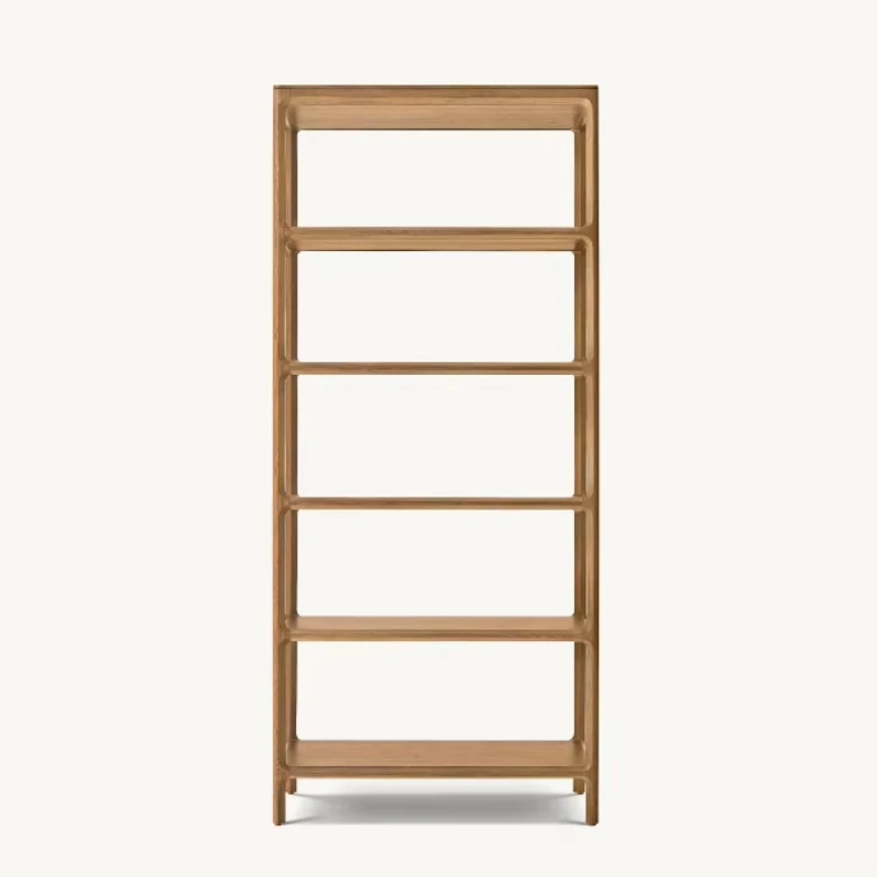 

Modern living room furniture Solid wood bookcase American oak shelving