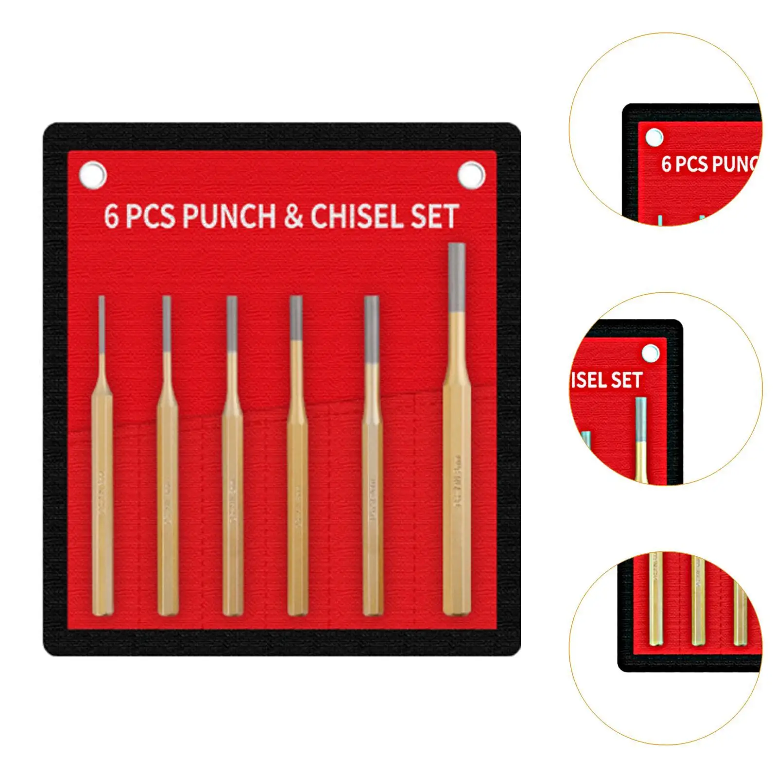 6 個のセンターパンチロケーターセット彫刻センタリングピンと DIY 用チゼルツール
