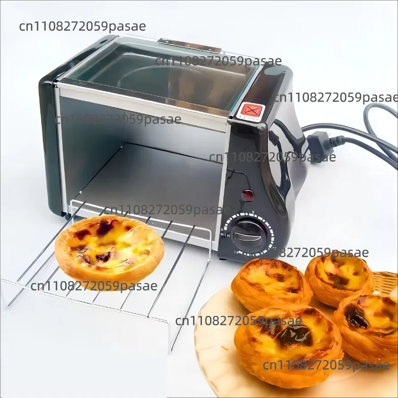 Mini Electric Toaster Oven for Home Kitchens, Complete with Baking Tray