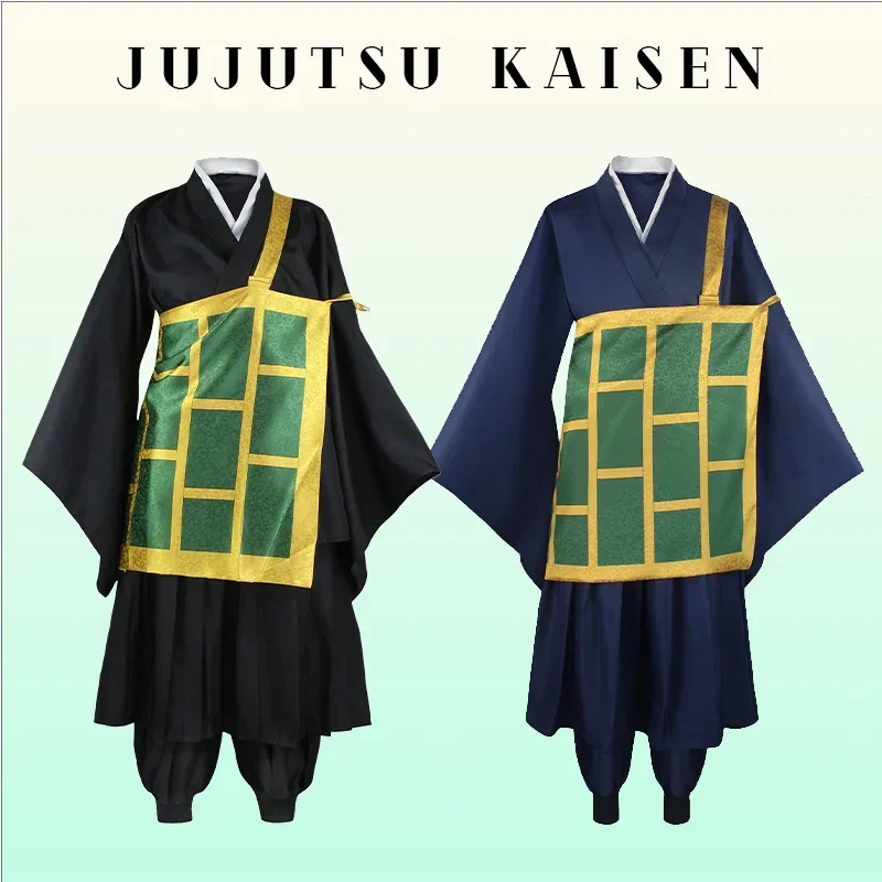 Jujutsu Kaimmense Geto SuNAFTA u Cosplay Costume, Kimono Noir Bleu, Uniforme Sв, Anime Everthe, Costumes d'Halloween pour Femmes et Hommes