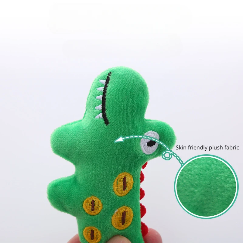 Crocodile Cow Parrot Shape Cat Toy Cute Plush Animal Toys with Catnip Interactive Play Pet Supplies Tease Cat Bite Resistant