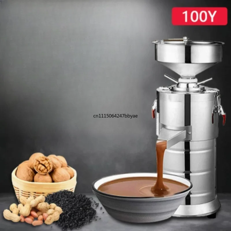 For 110V 220V Stainless Steel Nut Butter Maker Machine Peanut Sesame Almond Crusher Commercial Home Food Processing Equipment