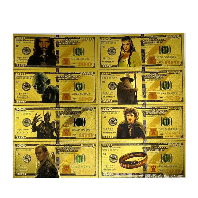 Lord of the Rings Toys Cards Melly Gold coupon collection For Adults Aragon Collectible Commemorative Coins For Gifts