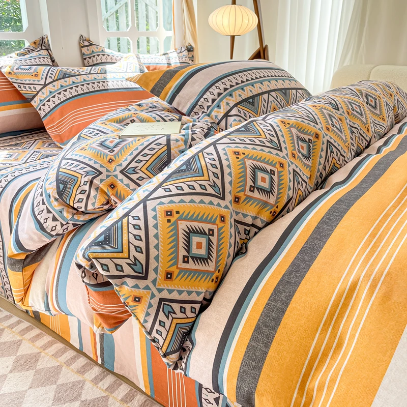 100% غطاء لحاف من القطن غطاء المعزي الأزهار نمط الفراش غطاء لحاف housse de couette المفارش المفرش 150x200 220x240