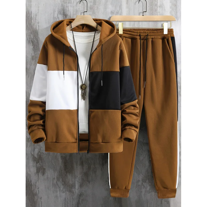 

Men's Casual Sportswear Set Elephant Print K 56590 Comfortable Seven Sleeve Length All Season Fashionable Male Ensemble