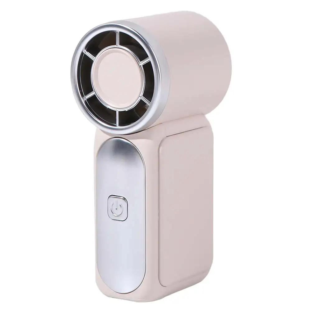 

Powerful 6 Gear Wind Mini Portable Fan LED Display Air Turbo Tech USB Rechargeable Fan Ultra-quiet Adjustable Pocket Fan Home