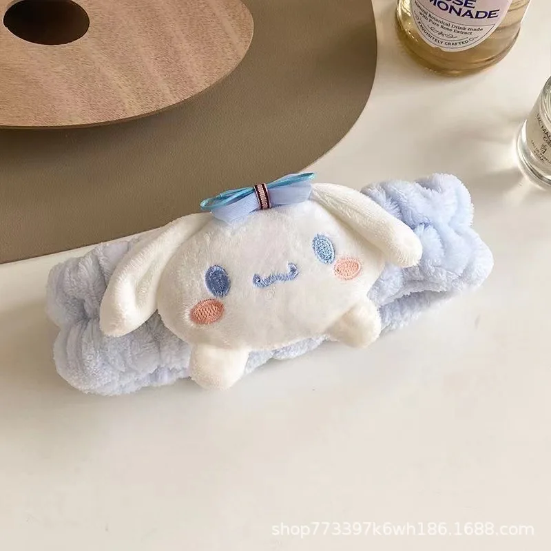 Banda para el pelo de Hello Kitty para niña, accesorios para el cabello con dibujos animados, Melody Kuromi, Anime Sanrio, Cinnamoroll