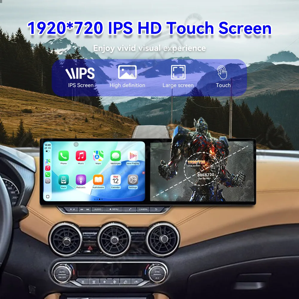 New Best Seller Dual 10.1’’ Android15 For Nissan Sylphy 2020-2022 Car Radio GPS Navigation CarPlay HD Screen Multimedia Player